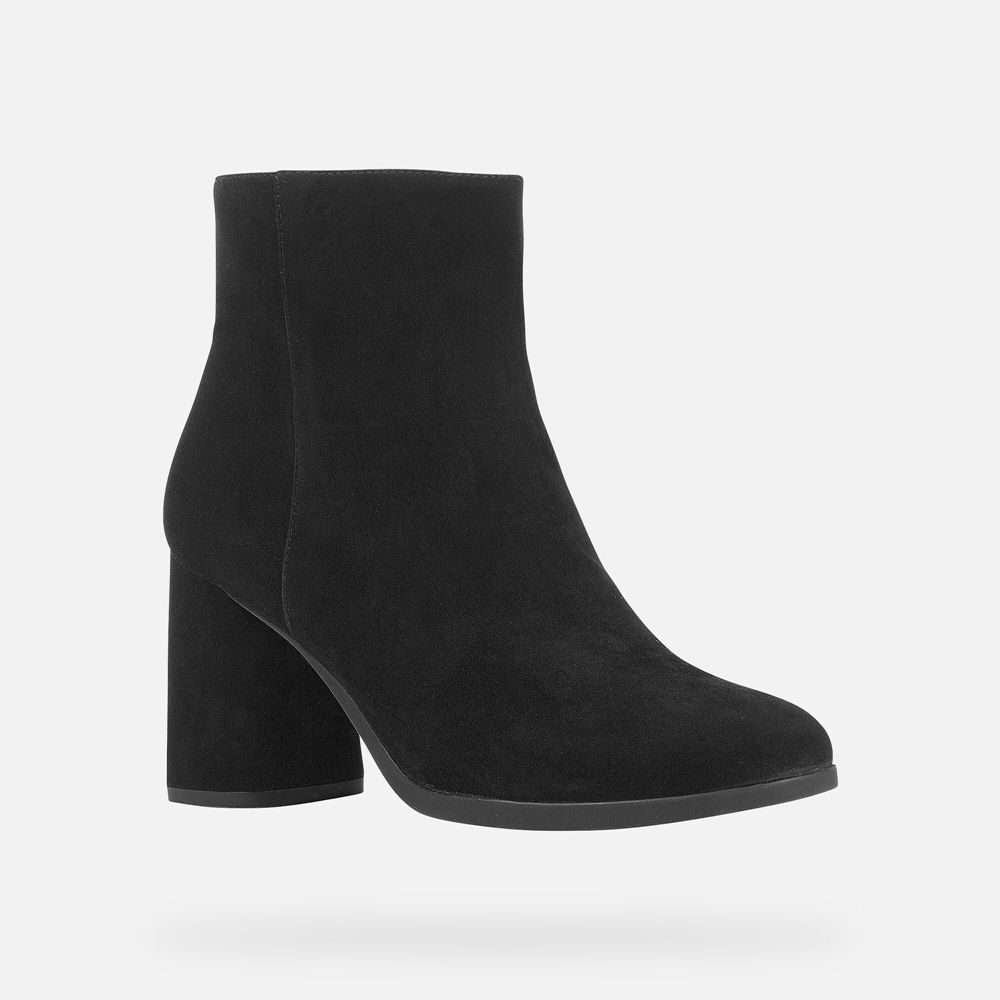 Geox Ankle Boots Black Calinda - Geox Womens Shoes - YSOTAK250